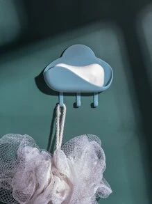1pc Cloud Shaped Soap Dish - Blue - View 6