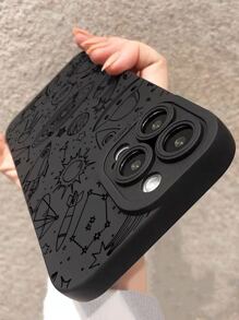 Imd7/8 兼容小米 兼容红米 兼容华为 兼容三星配件 兼容表带 Sx手环 电镀挂绳 Xr 新Max 彩绘P14 卡通P13 防摔P11 软壳P12 Pro手机壳/支架/保护套 兼容iPhone15/15Plus/15Pro/15Promax - 彩色 - 查看 3