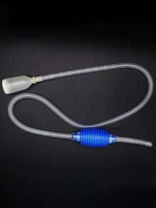 1pc Fish Tank Siphon,Fish Tank Pumping Pipe Sand Washer Water Changer Suction For Aquarium Tank - Blue - View 2