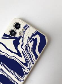 1pc Water Ripple Design Phone Case Compatible With Iphone 15/14/13/12/11, Xiaomi, Huawei, Samsung Galaxy S23 Protective Cover