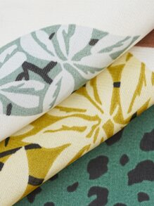 Leaf Print Bandana - Multicolor - View 3