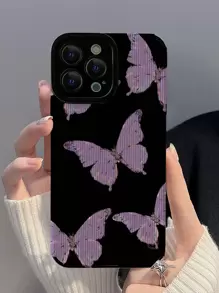 Butterfly Pattern Phone Case - Multicolor - View 1