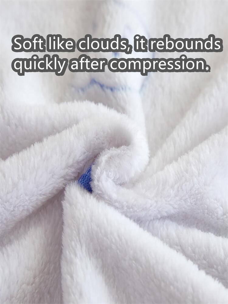 1pc Cartoon Graphic Blanket - Multicolor - View 4