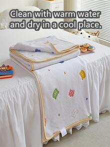 1pc Cartoon Graphic Blanket - Multicolor - View 5