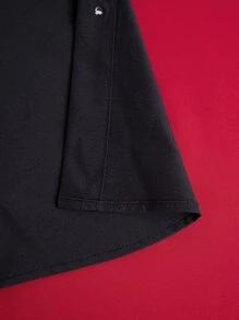 Manfinity RSRT Men 1pc Colourblock Shirt & 1pc Drawstring Waist Shorts - Multicolor - View 6