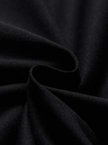 NITAGUT Tops Nam Slogan Loại bướm Giải trí - màu đen - Xem 7