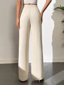 SHEIN Tall High Waist Seam Detail Pants