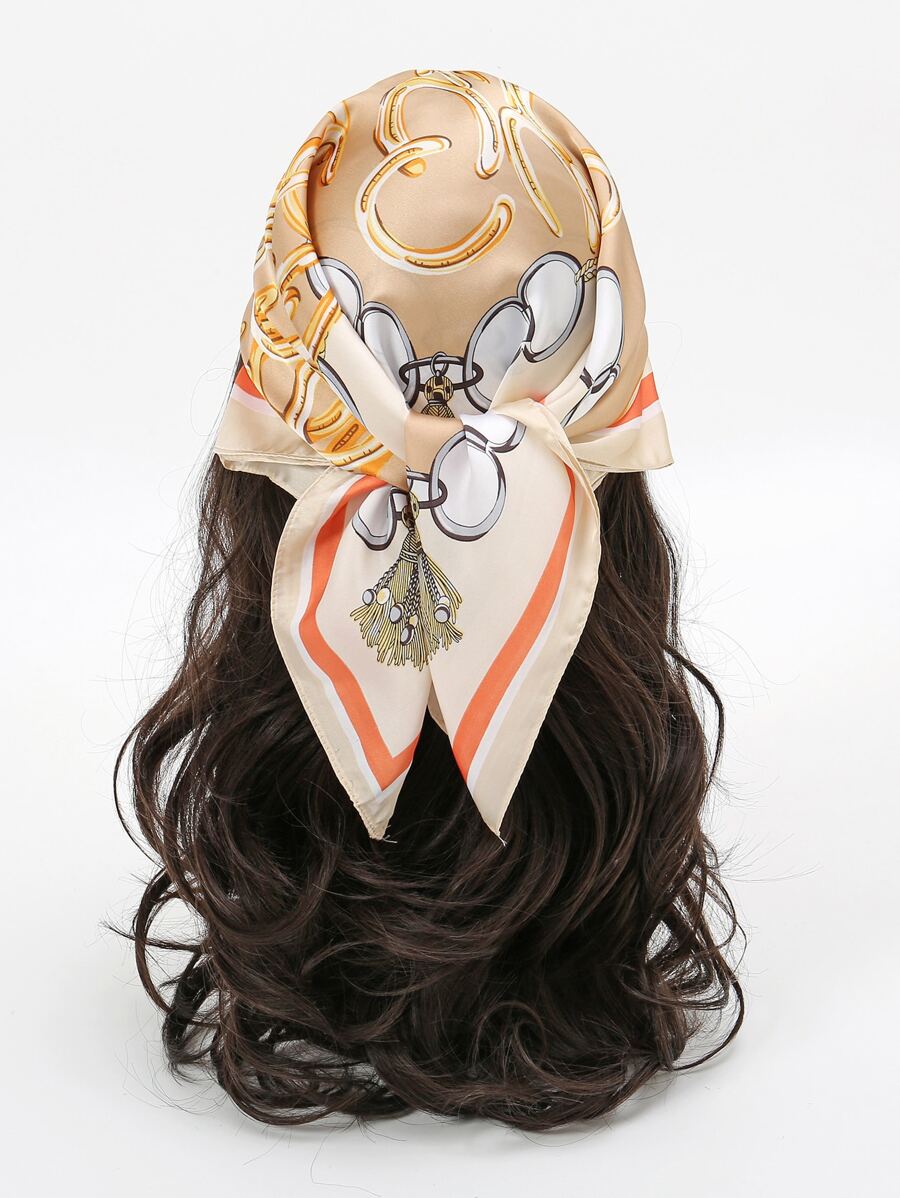 Tassel Print Bandana - Multicolor - View 1