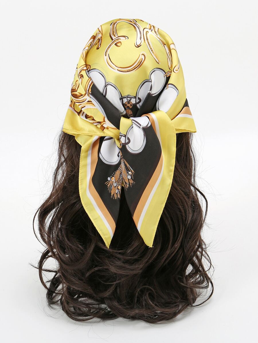 Tassel Print Bandana - Multicolor - View 1