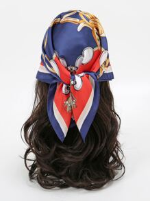 Tassel Print Bandana - Multicolor - View 1