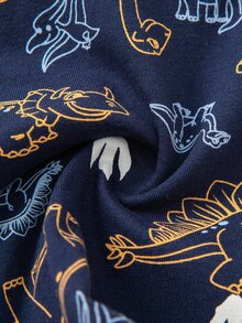 Toddler Boys 5pcs Dinosaur And Letter Graphic Boxer Brief - Multicolor - View 4