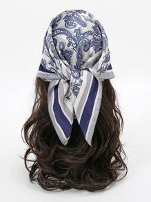 Paisley Print Bandana - Multicolor - View 1