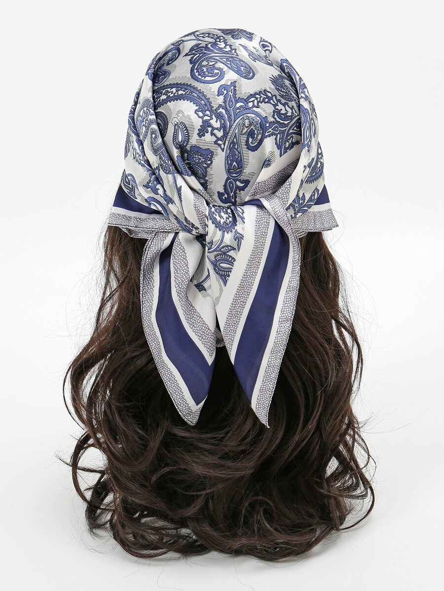 Paisley Print Bandana - Multicolor - View 1