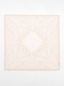 1pc Eenvoudige bedrukte 70s vierkante sjaal, nieuwe lentemode bandana voor vrouwen, kan worden gebruikt als riem, tasversiering, lint, hoofdband of hoofddoekbandana, haarband, hoofdband ideaal om je look op te fleuren