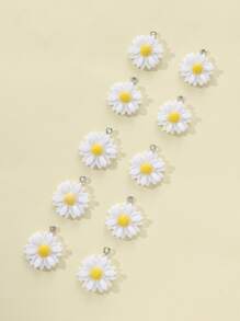 10pcs Flower DIY Pendant Valentines