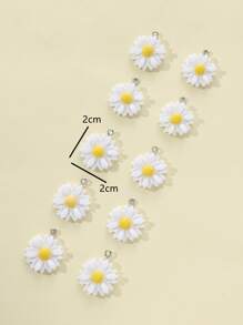 10pcs Flower DIY Pendant Valentines