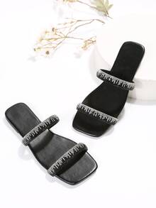 Dép bệt Nữ - màu đen - Xem 3