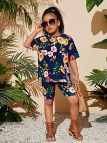 SHEIN Bộ hai mảnh Gái Hoa Boho - Nhiều màu - Xem 4