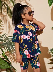 SHEIN Bộ hai mảnh Gái Hoa Boho - Nhiều màu - Xem 5