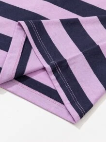 Chicos Camiseta con estampado de rayas - Multicolor - Ver 3