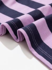 Chicos Camiseta con estampado de rayas - Multicolor - Ver 4