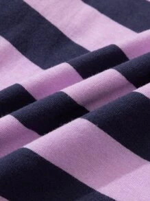 Chicos Camiseta con estampado de rayas - Multicolor - Ver 5