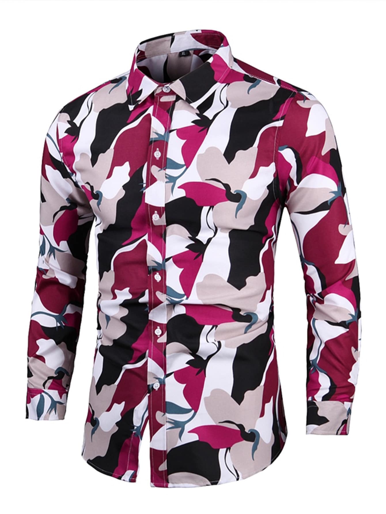 NITAGUT Men Allover Floral Print Shirt - Multicolor - View 1