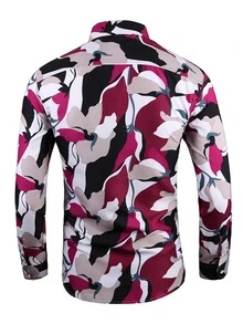 NITAGUT Men Allover Floral Print Shirt - Multicolor - View 2