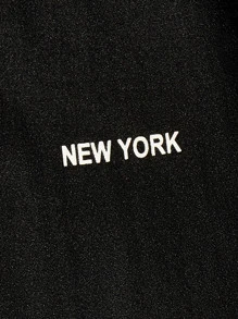 Manfinity Men Slogan Graphic Tee - Black - View 4