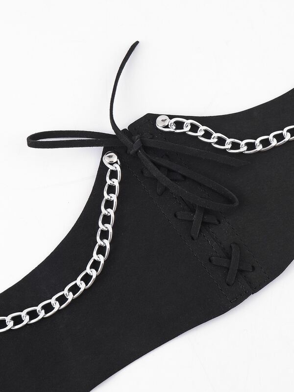 Chain Decor Corset Belt SHEIN USA