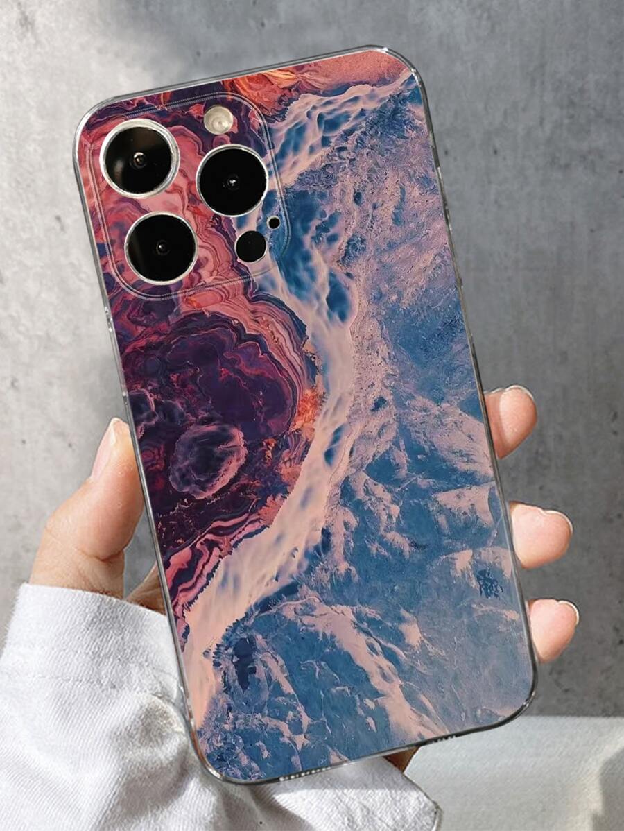 trường hợp điện thoại chất lỏng trừu tượng - Nhiều màu - Xem 1