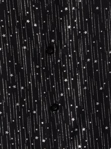 EASEVO Men Plus Allover Print Shirt - Black - View 3