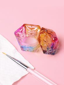 Chén Đĩa Bàn Chải Móng Tay - Nhiều màu - Xem 4