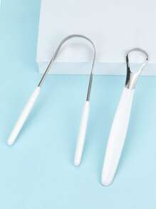 2入組舌部清潔 - 白色 - 查看 1