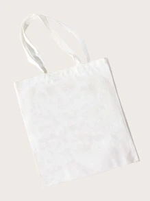 JadeKnightSparrow Figure & Flower Print Shopper Bag - White - View 2