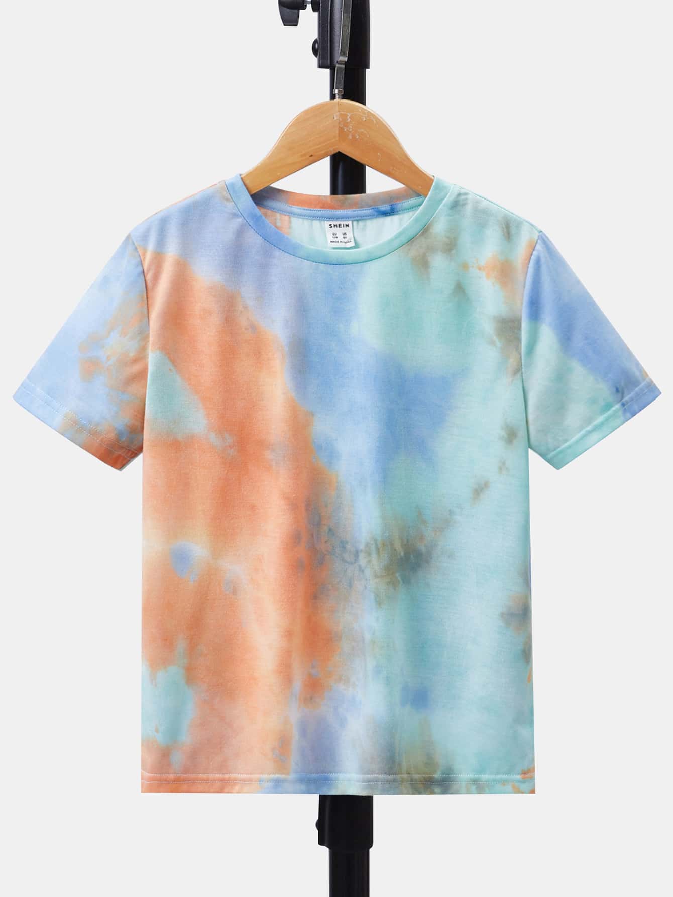 SHEIN Tops con trai Cà vạt nhuộm Giải trí - Nhiều màu - Xem 1