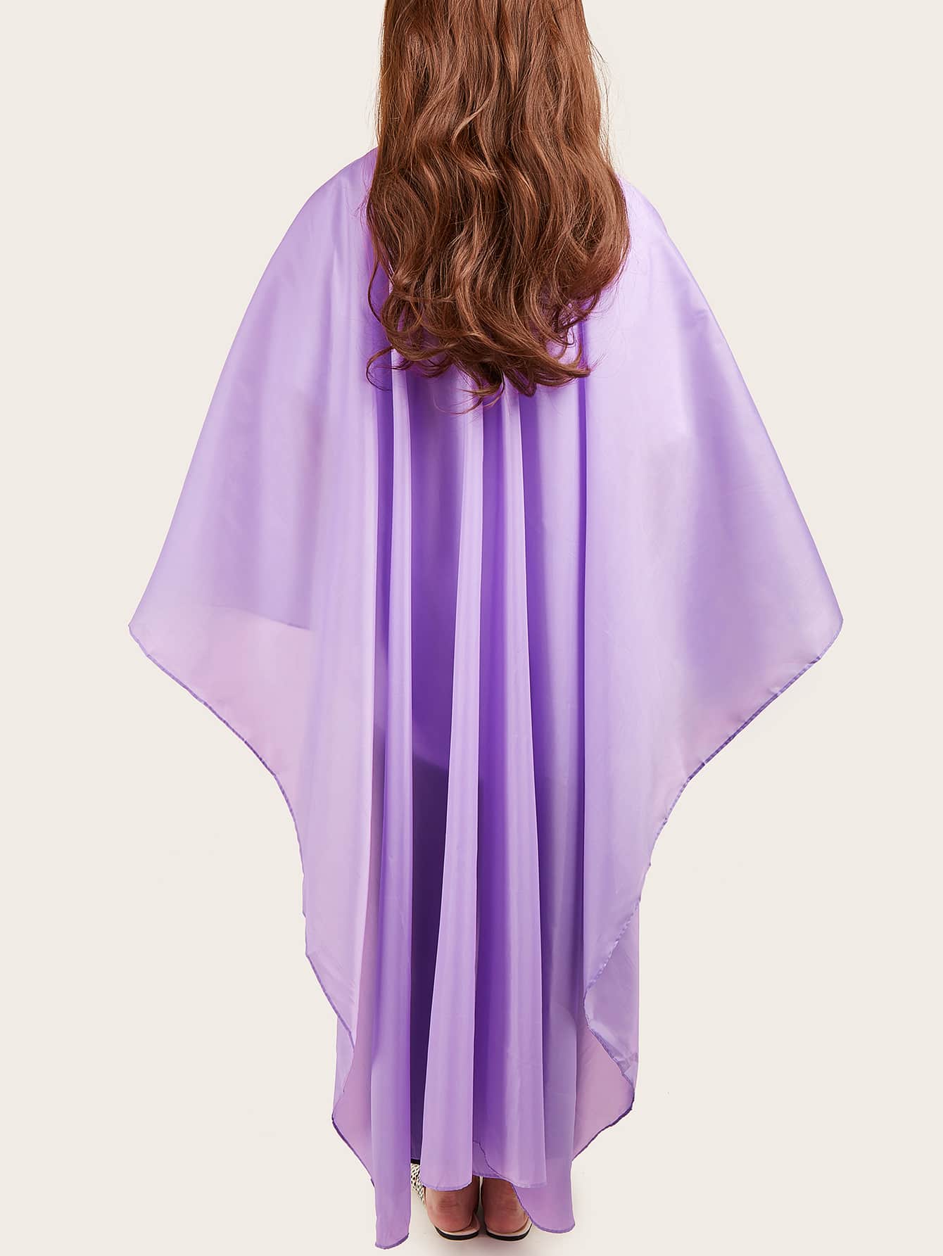 成人理髮斗篷，用於染色、燙髮和理髮，紫色 - 紫色 - 查看 1