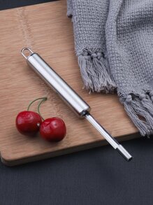 1pc Stainless Steel Corer Tool - Silver - View 1