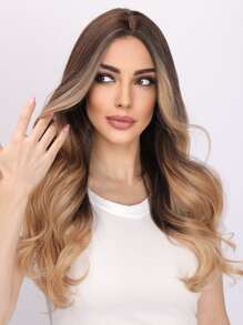 Long Body Wave Synthetic Wig - Ombre - View 4