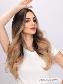 Long Body Wave Synthetic Wig - Ombre - View 6