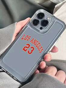 Los Angeles 23# Basketball Jersey Phone Case Compatible With IPhone 16/16 Pro/16 Plus/16 Pro Max, Galaxy Minimalist Number Phone Case - Multicolor - View 2