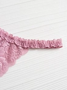 3pack Floral Lace Panty Set - Multicolor - View 4