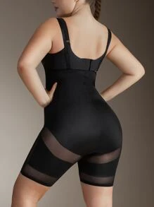 高腰塑形三角褲 - 黑色 - 查看 2