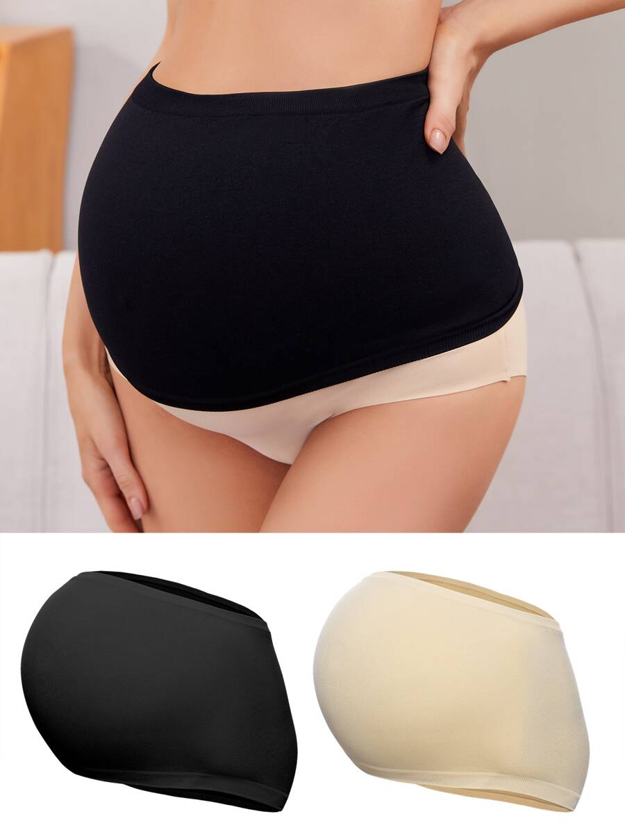 2 paquetes Banda de soporte de embarazo ligera - Multicolor - Ver 1