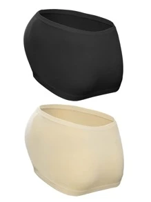 2 paquetes Banda de soporte de embarazo ligera - Multicolor - Ver 2