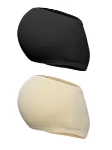 2 paquetes Banda de soporte de embarazo ligera - Multicolor - Ver 3
