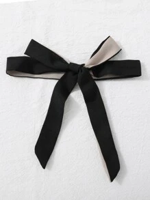 SHEIN Girls Striped Paperbag Waist Trousers - Multicolor - View 5