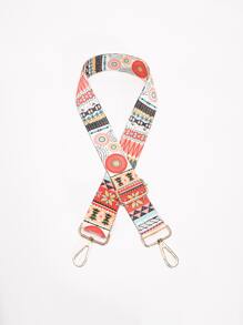 幾何圖案袋帶，袋配件DIY配件可調節肩帶禮品裝飾禮品配件 - 彩色 - 查看 1