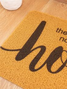 1pc Slogan Graphic Door Mat - Multicolor - View 5