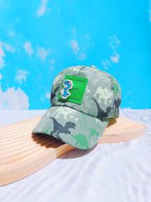 小男童恐龍裝飾棒球帽